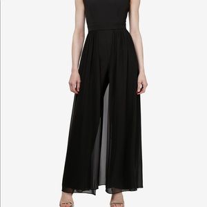 Black Cold Shoulder Walkthrough Jumpsuit